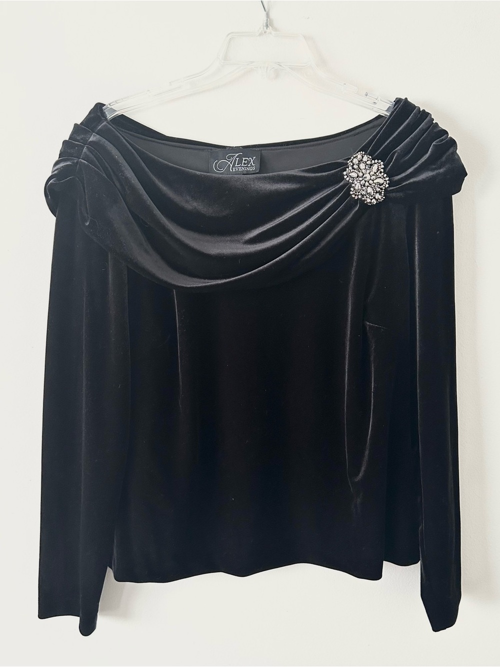Alex Evenings Velvet Top